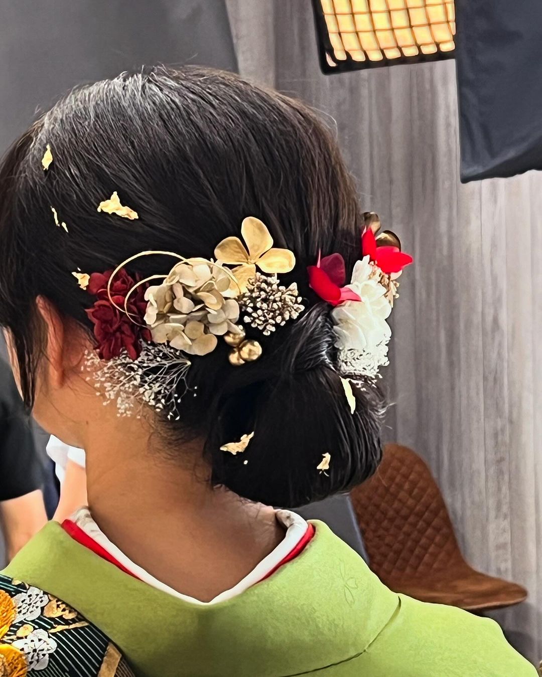 前撮り ヘアアレンジの画像